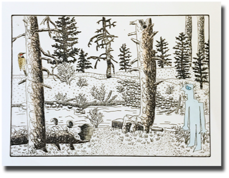 Encounter
etching
7.5" x 10.5" unframed
$250 Encounter
etching
7.5" x 10.5" unframed
$250